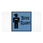 Boys Rule photo cards