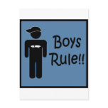 Boys Rule Post Cards
