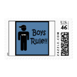 Boys Rule Stamp