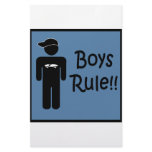 Boys Rule Stationery