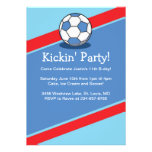 Boys Soccer Themed Birthday Party Invites