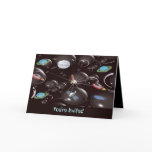 Boy's Space Birthday Invitation cards