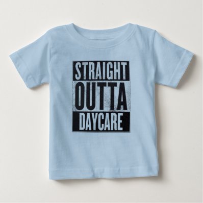 Boy's Straight Outta Daycare Funny Tee