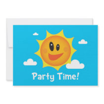 Boys Sunny Happy Party Invitations