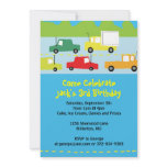Boys Toy Car Invitations