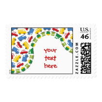 Boy's Toys Invitation / Announcement Custom Stamps Postage Stamp