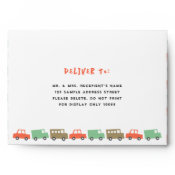Boys Toys Retro Transport Kid's Custom Envelope envelope
