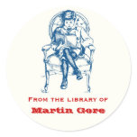 Boys Vintage Bookplate Stickers