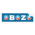 Bozo anti Obama Bumper Sticker