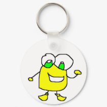 Bozo fan keychain
