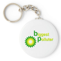 BP Biggest Polluter Keychain