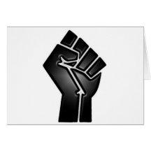 bp fist greeting card