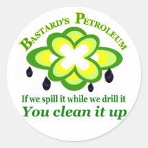 BP Oil Leak Sticker
