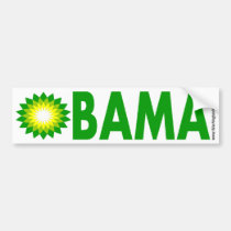 BP OilBama Bumper Sticker bumper stickers