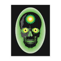 BP Skull Post Card