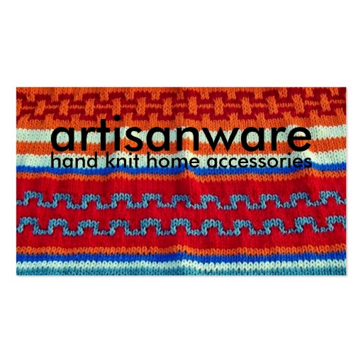 bpc Artisanware Knit Business/Profile Card Business Card