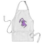 BQ- Funky Purple Dragon Apron