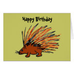 BQ- Funny Porcupine Birthday Card