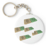 Bra as B Boron and Ra Radium Key Chain