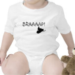 "BRAAAAP!" Infant Snowmobile t-shirts