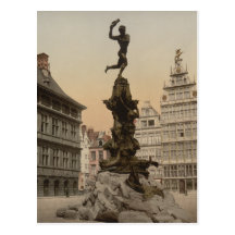 Brabo Monument Postcard