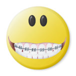 Braces Smiley Face magnets