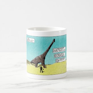 Brachiosaurus Beach Coffee Mug