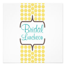 Bracket Band in Yellow Bridal Personalized Invitation