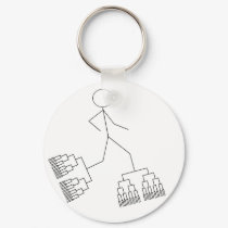 Bracket Man keychains
