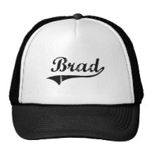 Brad Classic Style Name Hats