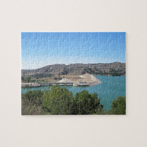 Bradbury Dam at Cachuma Lake Near Santa Ynez puzzle