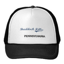Braddock Hills Pennsylvania City Classic Trucker Hats