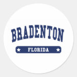 Bradenton Florida College Style t shirts Stickers