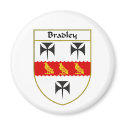 Bradley Coat of Arms/Family Crest magnets