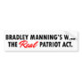 Bradley Manning Bumper Sticker