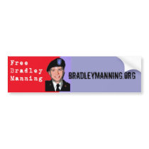 Bradley Manning Bumper Stickers