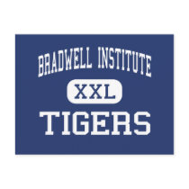 Bradwell Institute - Tigers - High - Hinesville postcards