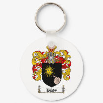 BRADY FAMILY CREST -  BRADY COAT OF ARMS keychains
