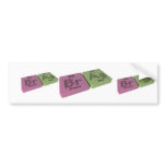 Brag as Bra Bromine and Ag Silver Bumper Sticker