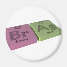 Brag as Bra Bromine and Ag Silver Magnets