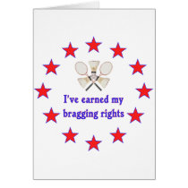 Bragging Rights Badminton Cards