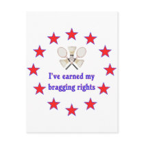 Bragging Rights Badminton Postcards