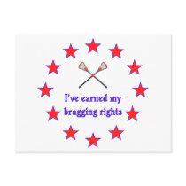 Bragging Rights Lacrosse Post Cards