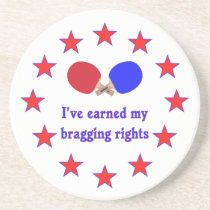 Bragging Rights Ping Pong Drink Coasters