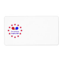 Bragging Rights Ping Pong Custom Shipping Labels