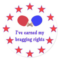 Bragging Rights Ping Pong Stickers