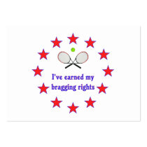 Bragging Rights Tennis Business Card Templates
