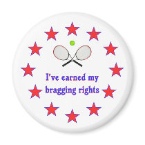 Bragging Rights Tennis Magnet