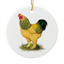 Brahma:  Buff Rooster Ornaments