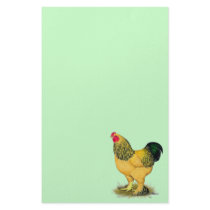 Brahma:  Buff Rooster Stationery Paper